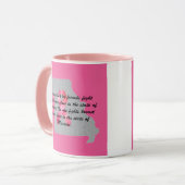 Brustkrebsbewusstsein in Missouri Tasse (Vorderseite Links)
