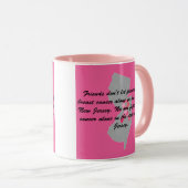 Brustkrebsbewusstsein in New Jersey Tasse (VorderseiteRechts)