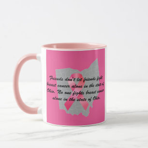 Brustkrebsbewusstsein in Ohio Tasse