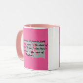 Brustkrebsbewusstsein in Oklahoma  Tasse (Vorderseite Links)