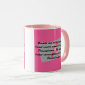 Brustkrebsbewusstsein in Pennsylvania  Tasse (VorderseiteRechts)
