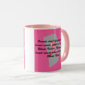 Brustkrebsbewusstsein in Rhode Island Tasse (VorderseiteRechts)
