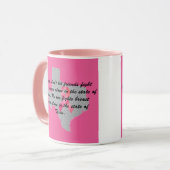 Brustkrebsbewusstsein in Texas Tasse (Vorderseite Links)