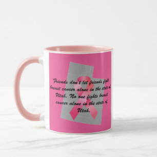 Brustkrebsbewusstsein in Utah Tasse