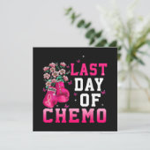 Brustkrebsbewusstsein Letzter Tag der Chemo Kriege (Stehend Vorderseite)