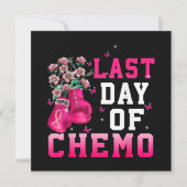 Brustkrebsbewusstsein Letzter Tag der Chemo Kriege (Vorderseite)