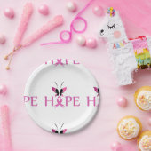 Brustkrebsbewusstsein Pappteller (Party)