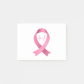 Brustkrebsbewusstsein Post-it Klebezettel (Vorderseite)