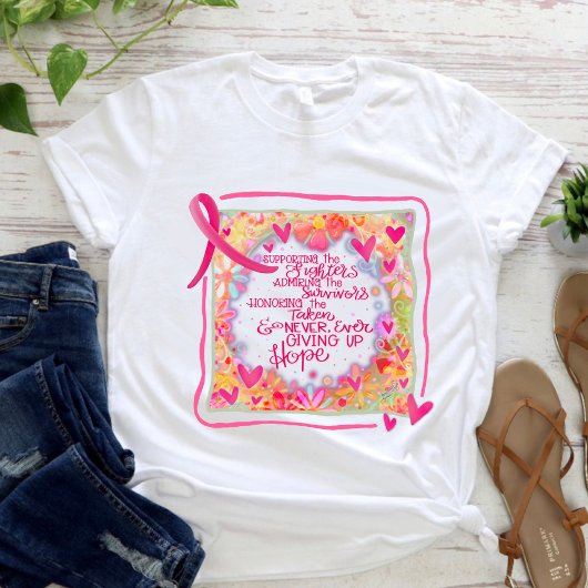 BrustkrebsBewusstsein rosa Ribbon-Inspirivität T-Shirt