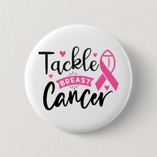 Brustkrebsbewusstsein stärken button (Vorderseite)