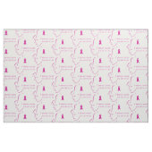 Brustkrebsbewusstsein Stoff (Fat Quarter (45,7 x 55,9 cm))