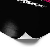 Brustkrebsbewusstsein USA-Flagge Poster (Ecke)