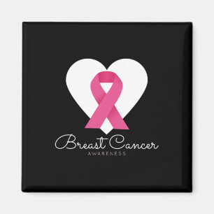 Brustkrebsbewusstsein - Weltkrebstag Februar Magnet