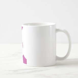 Brustkrebsbewusstseins-Kunstprint Kaffeetasse