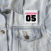 Brustkrebserkrankung 5 Jahre Button (Beispiel)
