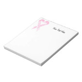 Brustkrebserkrankung (anpassbar) notizblock (Rotiert)