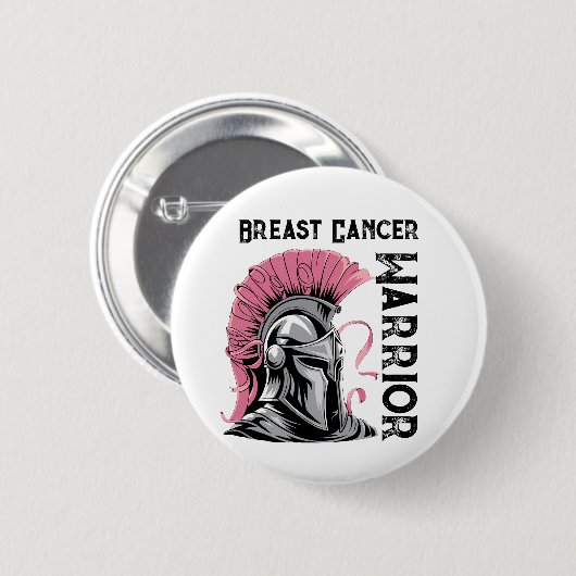 Brustkrebserkrankung Button (Vorne & Hinten)