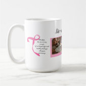 Brustkrebserkrankung Drei Foto Collage Tasse (Links)