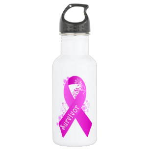 Brustkrebserkrankung Edelstahlflasche