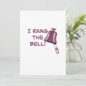 Brustkrebserkrankung Einladung (Stehend Vorderseite)