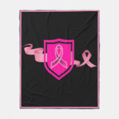 Brustkrebserkrankung Fleecedecke (Vorderseite)