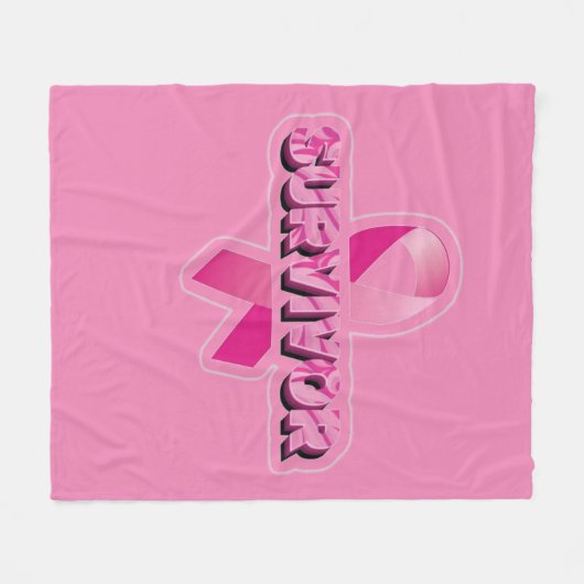 Brustkrebserkrankung Fleecedecke (Vorderseite (Horizontal))