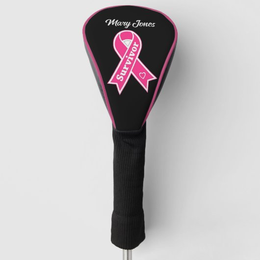 Brustkrebserkrankung Golf Headcover (Vorderseite)