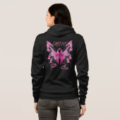 Brustkrebserkrankung Hoodie (Schwarz voll)