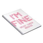 Brustkrebserkrankung - ICH BIN FINANZ Notizblock (Rechte Seite)