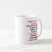 Brustkrebserkrankung Kaffeetasse (VorderseiteRechts)