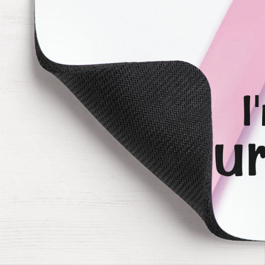 Brustkrebserkrankung Mousepad (Ecke)