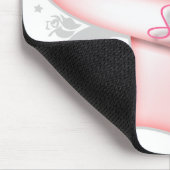 Brustkrebserkrankung Mousepad (Ecke)