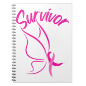 Brustkrebserkrankung Notizblock (Vorderseite)