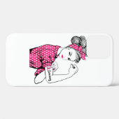 Brustkrebserkrankung Rosie Riveter Pink Case-Mate iPhone Hülle (Rückseite (Horizontal))