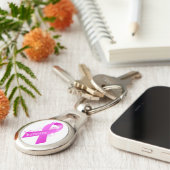 Brustkrebserkrankung Schlüsselanhänger (Seite)