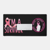 Brustkrebserkrankung Schreibtischunterlage (Tastatur & Maus)