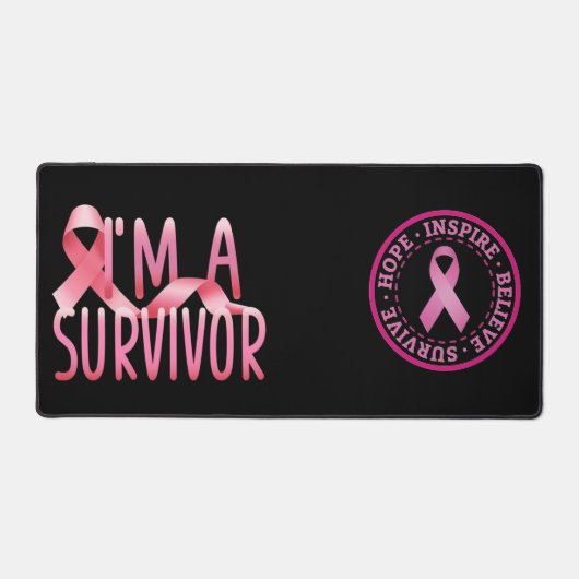 Brustkrebserkrankung Schreibtischunterlage (Vorderseite)