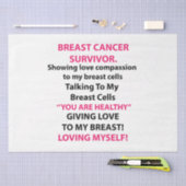 Brustkrebserkrankung Seidenpapier (Handwerk)