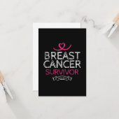 Brustkrebserkrankung Seit 2006 Bewusstseinsbildung Karte (Vorderseite/Rückseite Beispiel)