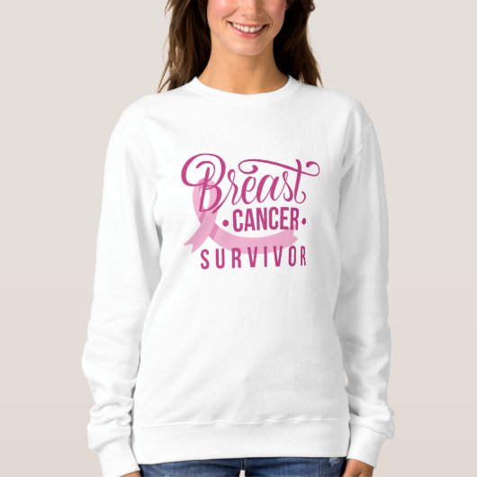 Brustkrebserkrankung Sweatshirt (Vorderseite)
