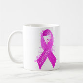 Brustkrebserkrankung Vintag Kaffeetasse (Links)