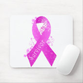 Brustkrebserkrankung Vintag Mousepad (Mit Mouse)