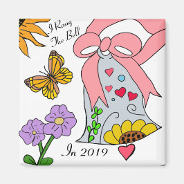 Brustkrebsglocke und -band magnet