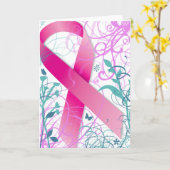 Brustkrebskarte Karte (Gelbe Blume)