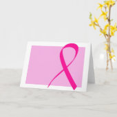 Brustkrebskarte Karte (Gelbe Blume)