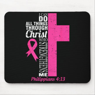 Brustkrebsmonat Krieger Überlebende C Mousepad