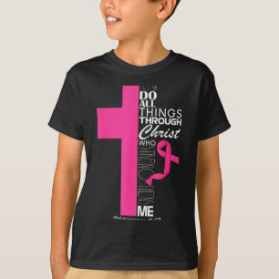 Brustkrebsmonat Krieger Überlebende C T-Shirt