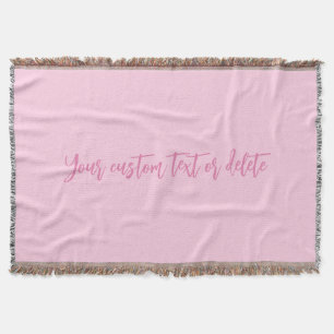 Brustkrebsmonat rosa benutzerdefiniertes Skript Decke