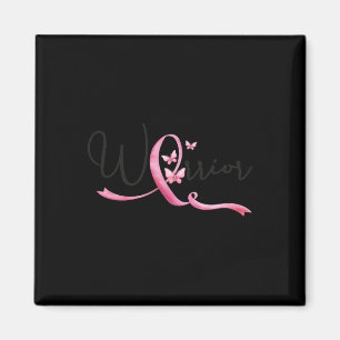 Brustkrebsmonat Schmetterlinge Rosa Band Frauen Magnet