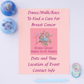 Brustkrebsschwester Flyer (Einzeln)